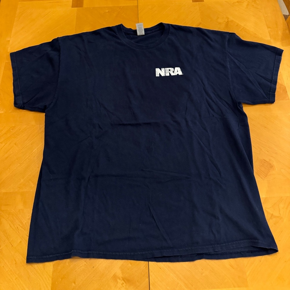 Navy Blue NRA Men's T-Shirt